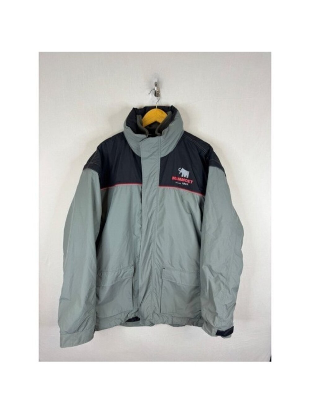 Max2Move Mammoet 3 in 1 Jacket Detachable Sleeves Grey Black Fleece Liner XL